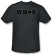 Batman Kids T-Shirt - WWBD Mask Youth Charcoal Tee