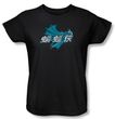 Batman Ladies T-Shirt - Chinese Bat Black Tee
