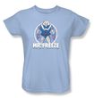 Batman Ladies T-Shirt - Mr Feeze Light Blue Tee