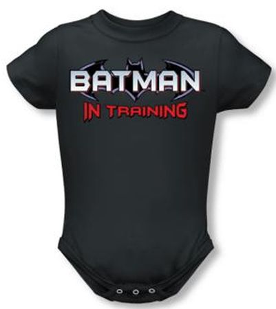 Batman Romper - Batman In Training Black Infant Creeper