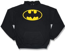 Batman Sweatshirt Hoodie Classic Logo Black Hoody