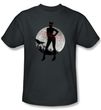 Batman T-Shirt - Arkham City Catwoman Convicted Adult Charcoal Tee