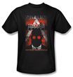 Batman T-Shirt - Arkham City Obey Order Poster Adult Black Tee