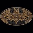 Batman T-Shirt - Aztec Bat Logo Adult Black Tee