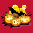 Batman T-Shirt - Bat O Lanterns Adult Red Tee