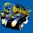Batman T-Shirt - Batmobile 2 Adult Royal Blue Tee