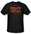 Batman T-Shirt - Batmobile Adult Black Tee