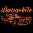 Batman T-Shirt - Batmobile Adult Black Tee