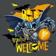 Batman T-Shirt - Bats Welcome Adult Charcoal Tee