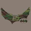 Batman T-Shirt - Camo Knight Adult Safari Green Tee