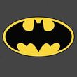 Batman T-Shirt - Classic Bat Logo Adult Charcoal Tee