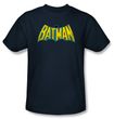 Batman T-Shirt - Classic Batman Logo Adult Navy Blue Tee