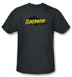 Batman T-Shirt - Classic Comic Logo Adult Black Tee