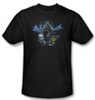 Batman T-Shirt - From The Depths Adult Black Tee