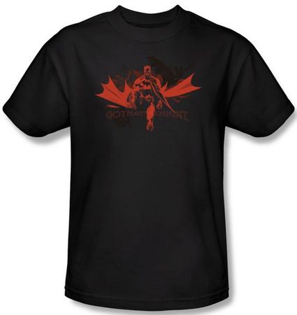 Batman T-Shirt - Gotham Knight Adult Black Tee