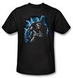 Batman T-Shirt - Gotham Lightning Adult Black Tee