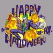Batman T-Shirt - Ha Ha Halloween Adult Athletic Heather Tee