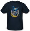 Batman T-Shirt - In The Crosshairs Adult Navy Tee