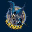 Batman T-Shirt - In The Crosshairs Adult Navy Tee