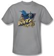 Batman T-Shirt - Japanese Knight Adult Silver Tee