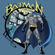 Batman T-Shirt - Joker Case Files Adult Slate Blue Tee