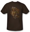 Batman T-Shirt - Joker Explosion Adult Brown Tee