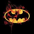 Batman T-Shirt - Joker Graffiti Adult Black Tee