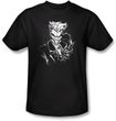 Batman T-Shirt - Joker's Splatter Smile Adult Black Tee