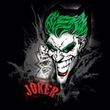 Batman T-Shirt - Joker Sprays The City Adult Black Tee
