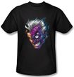 Batman T-Shirt - Just Face Adult Black Tee
