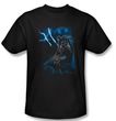 Batman T-Shirt - Lightning Strikes Adult Black Tee