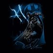 Batman T-Shirt - Lightning Strikes Adult Black Tee