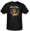 Batman T-Shirt - Pumpkin Burst Adult Black Tee