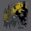 Batman T-Shirt - The Dark City Adult Charcoal Grey Tee