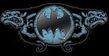 Batman T-Shirt - Two Gargoyles Logo Adult Black Tee