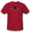 Batman T-Shirt - Wings Of Wrath Adult Red Tee