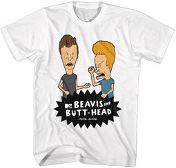 Beavis and Butthead Adult T-shirt - White Beavis and Butthead Adult T-shirt - White