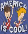 Beavis and Butthead America is Cool Adult T-shirt - Royal Blue
