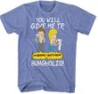 Beavis and Butthead Give Me TP Adult T-shirt - Heather Blue