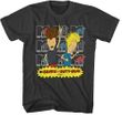 Beavis and Butthead MTV Logos Adult T-shirt