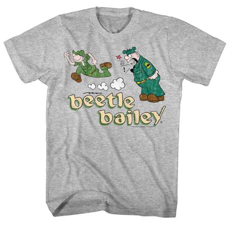 Beetle Bailey Shirt Yelled At Athletic Heather T-Shirt