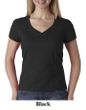 Bella Ladies V-Neck Shirt 100% Cotton Short Sleeve Tee T-Shirt