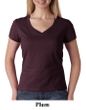 Bella Ladies V-Neck Shirt 100% Cotton Short Sleeve Tee T-Shirt