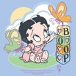 Betty Boop Baby Romper Infant Creeper Blue Butterflies Light Blue