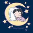 Betty Boop Baby Romper Infant Creeper Sleepy Time Navy Blue