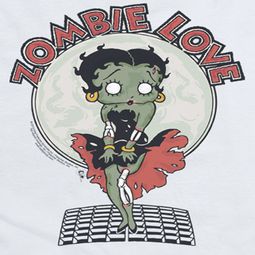 Betty Boop Breezy Zombie Love Shirts