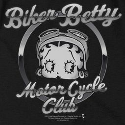 Betty Boop Chromed Logo Shirts