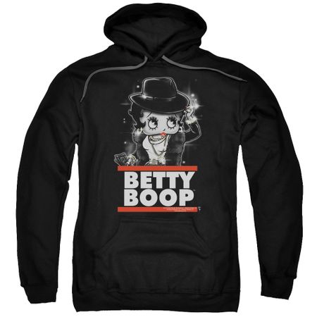Betty Boop Hoodie Bling Bling Boop Black Sweatshirt Hoody
