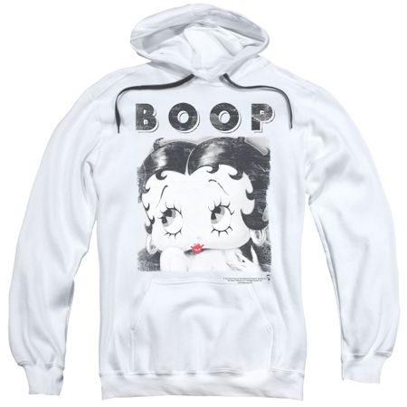 Betty Boop Hoodie Not Fade Away White Sweatshirt Hoody
