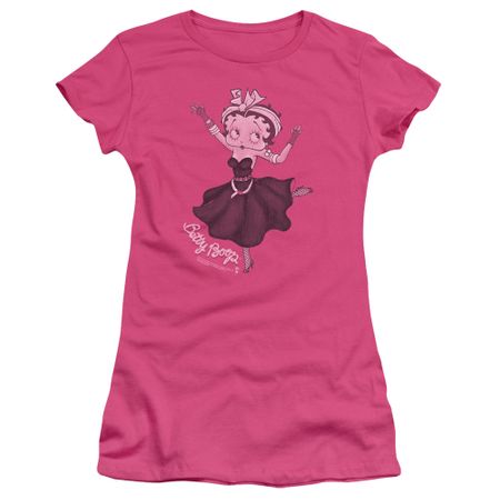 Betty Boop Juniors Shirt Gypsy Betty Hot Pink T-Shirt